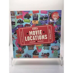 Professor Puzzle Movie Locations 1000 Piece Jigsaw Puzzle New Complete
